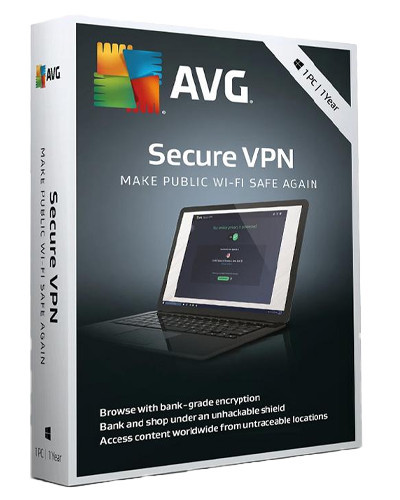 AVG Secure VPN (1 dispozitiv / 1 an) (licență electronică)