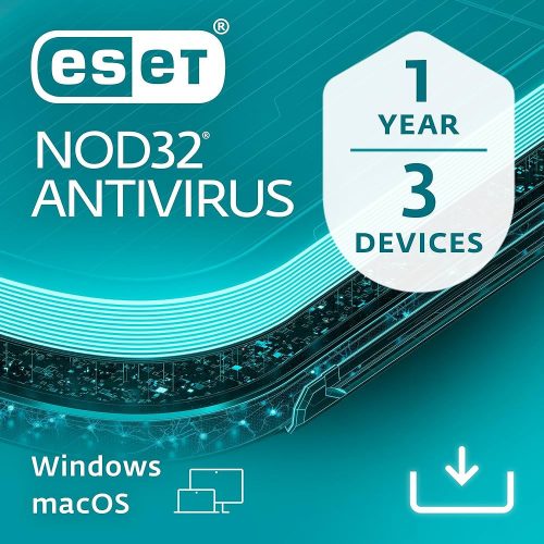 ESET NOD32 Antivirus 3 devices / 1 year electronic license