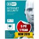 ESET Internet Security 5 dispozitive / 1 an licență electronică