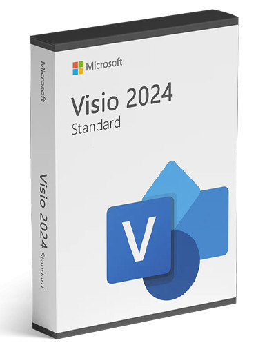 Microsoft Visio Standard 2024 (1 dispozitiv / Durată de viață) (Licență electronică)