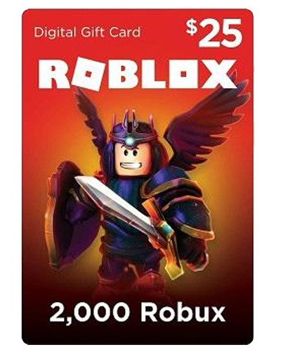 Roblox 25$ - 2000 Robux (USA)