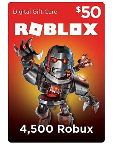 Roblox 50$ - 4500 Robux (USA)