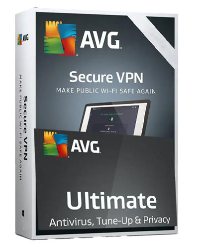 AVG Ultimate 10-Multi Devices + VPN 1-Year Global