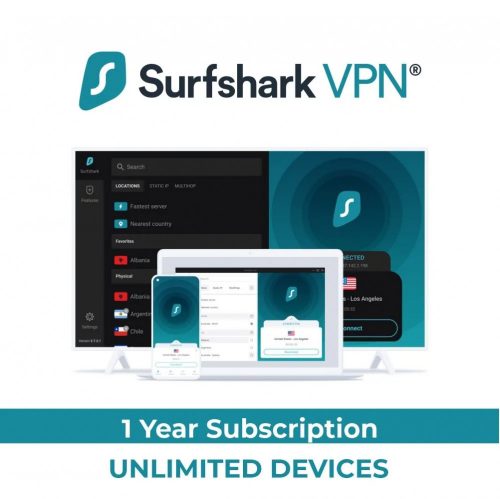 Surfshark VPN – 1 Year Unlimited Devices