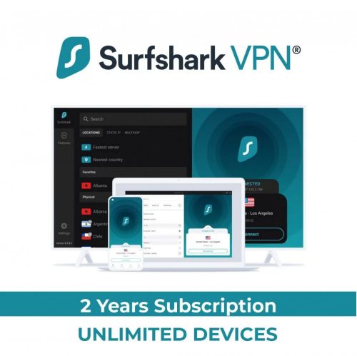 Surfshark VPN – 2 Years Unlimited Devices