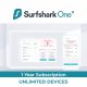 Surfshark ONE – 1 year Unlimited Devices