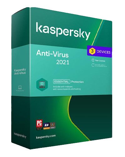 Kaspersky Antivirus 2022 - 3 Devices MD 2 Years EU