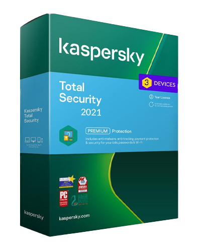 Kaspersky Total Security 2022 - 3 Devices MD 2 Year EU