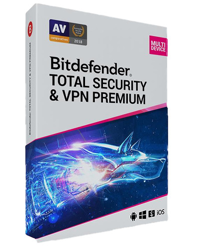 Bitdefender Total Security + Premium VPN (3 PC -1 Year), EU only (read description)