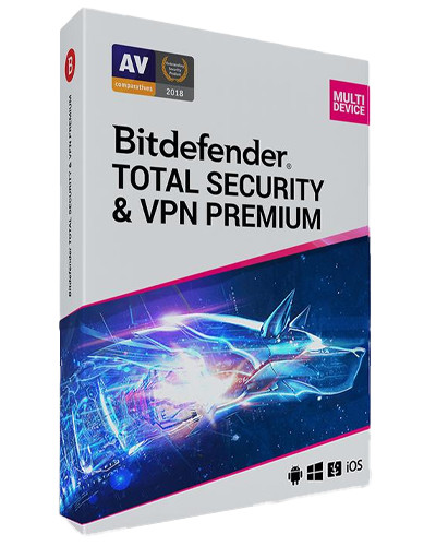 Bitdefender Total Security + Premium VPN (5 PC -1 Year), EU only (read description)