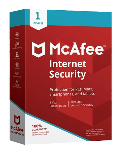 McAfee Internet Security 2020 (1 dispozitiv/1 an) (MIS00GEU1RAP)