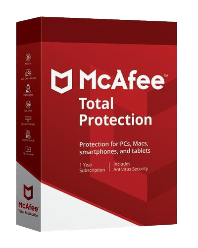 McAfee Total Protection (1 Device/1 Year) (MTP0A3NR1RAAD)