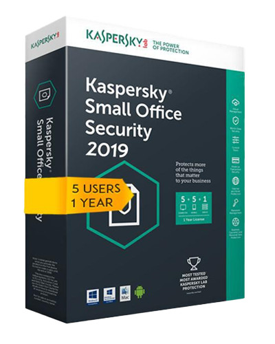 Kaspersky Small Office Security v8 for 5 desktop, 5 mobile, 1 server 1 YEAR EU