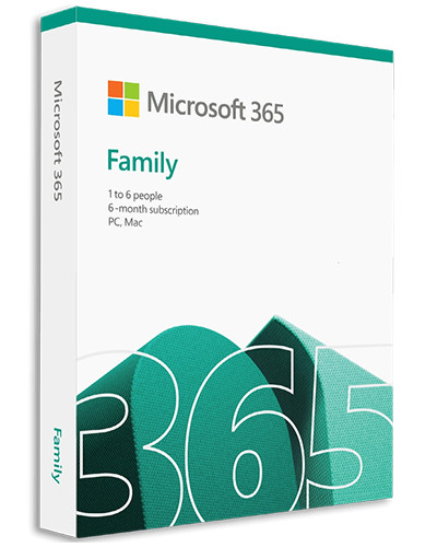 Microsoft Office 365 Family - 6 Months (Global)