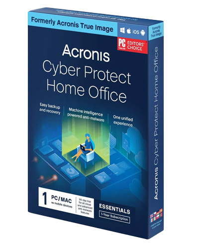 Acronis Cyber Protect Home Office Essentials - 1 Device, 1 Year (MAC/PC)