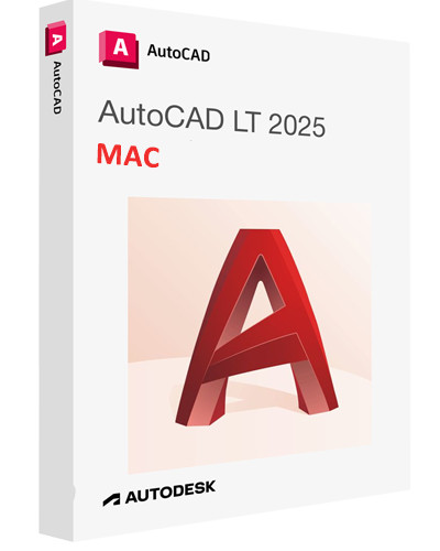 Autodesk AUTOCAD 2025 for MAC (LT version - EDU) - 1 device/ 1 year